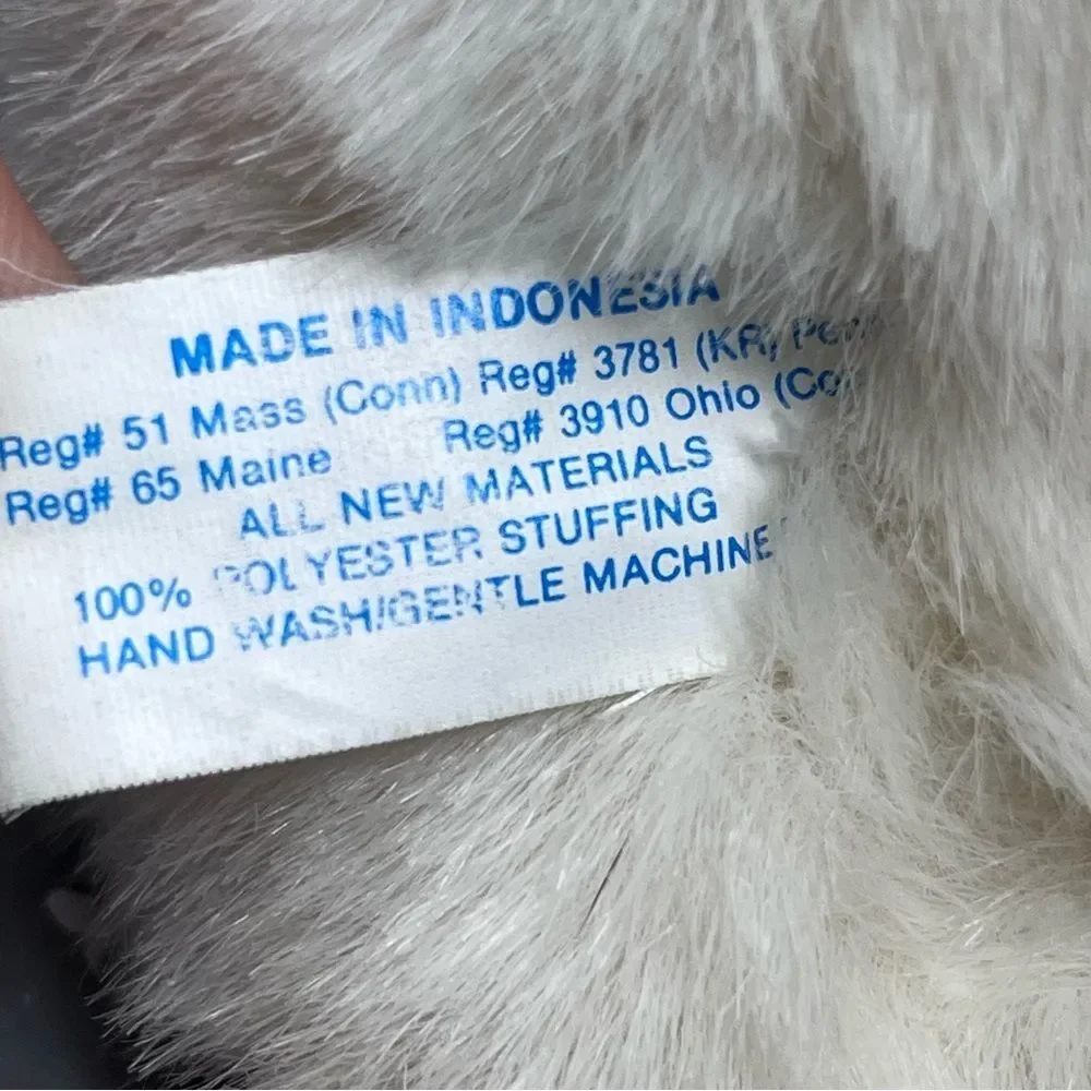 1989 Smithsonian Wild Heritage Collection Plush 8” Polar Bear
